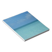 Caraïben Horizon Tropical Turquoise Blue Notitieblok (Schuin)