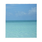 Caraïben Horizon Tropical Turquoise Blue Notitieblok (Voorkant)