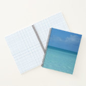 Caraïben Horizon Tropical Turquoise Blue Notitieboek (Binnen)