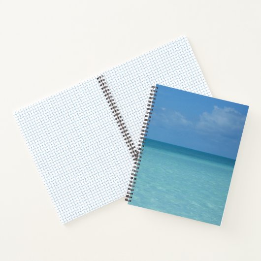 Caraïben Horizon Tropical Turquoise Blue Notitieboek (Binnen)