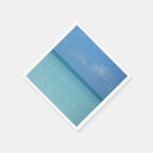 Caraïben Horizon Tropical Turquoise Blue Servetten (Hoek)