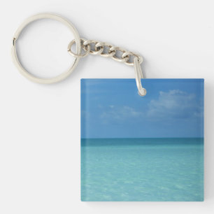 Caraïben Horizon Tropical Turquoise Blue Sleutelhanger