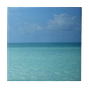 Caraïben Horizon Tropical Turquoise Blue Tegeltje