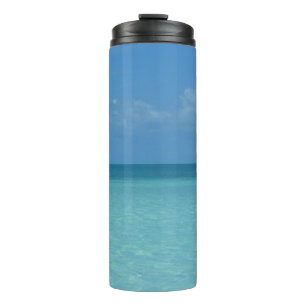 Caraïben Horizon Tropical Turquoise Blue Thermosbeker