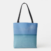 Caraïben Horizon Tropical Turquoise Blue Tote Bag (Achterkant)