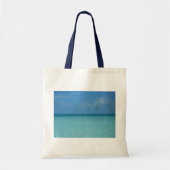 Caraïben Horizon Tropical Turquoise Blue Tote Bag (Voorkant)