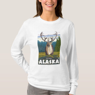 Caraïben in de Wilde - Katmai, Alaska T-shirt