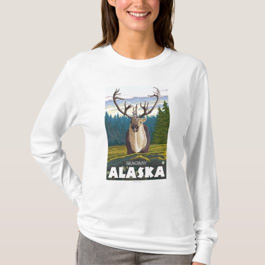 Caraïben in de Wilde - Skagway, Alaska T-shirt (Voorkant)