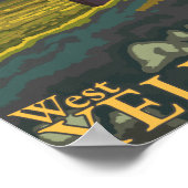 Caraïben in de Wilde - West-geelsteen, MT Poster (Hoek)