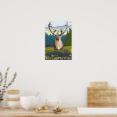 Caraïben in de Wilde - West-geelsteen, MT Poster (Keuken)