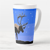 Caraïben in de winter - Oorspronkelijke natuurkuns Latte Mok (Rechterhoek)