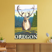 Caraïben in het Poster van de wilde vaart Canvas Afdruk (Insitu (Woonkamer))