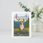 Caraïben in het wild - Yellowstone National Briefkaart (Staand voorkant)