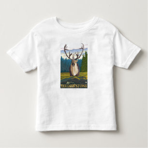 Caraïben in het wild - Yellowstone National Kinder Shirts
