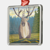 Caraïben in het wild - Yellowstone National Metalen Ornament (Links)