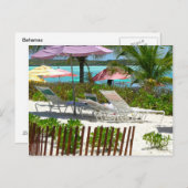 Caraïben Island Beach Scene Briefkaart (Voorkant / Achterkant)