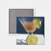 Caraïben, Maagdeneilanden. Tropische rum punch Magneet (Voorkant / Achterkant)