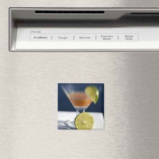 Caraïben, Maagdeneilanden. Tropische rum punch Magneet (Insitu (Vaatwasser))