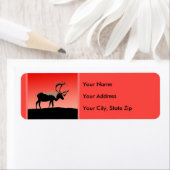 Caraïben op zonsondergang - Oorspronkelijke natuur Etiket (Insitu)