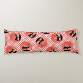 Caraïben op zonsondergang - Oorspronkelijke natuur Lichaamskussen (Achterkant)