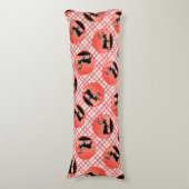 Caraïben op zonsondergang - Oorspronkelijke natuur Lichaamskussen (Voorkant Verticaal)