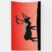 Caraïben op zonsondergang - Oorspronkelijke natuur Spandoek (Verticaal)