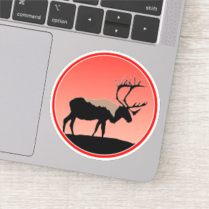 Caraïben op zonsondergang - Oorspronkelijke natuur Sticker