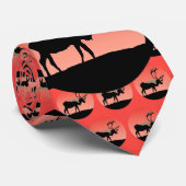 Caraïben op zonsondergang - Oorspronkelijke natuur Stropdas (Opgerold)