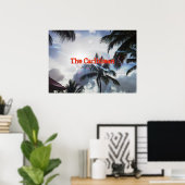 Caraïben Poster (Thuiskantoor)