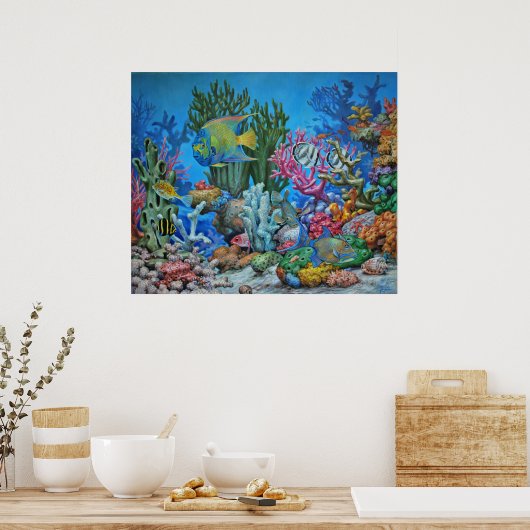 Caraïben reef print (Keuken)