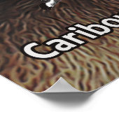 Caraïben (rendieren) - Alaska Postage Poster (Hoek)