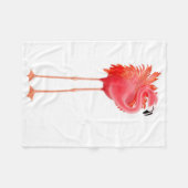 Caraïben roze flamingo Bird Blanket Fleece Deken (Voorkant (Horizontaal))
