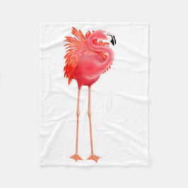Caraïben roze flamingo Bird Blanket Fleece Deken