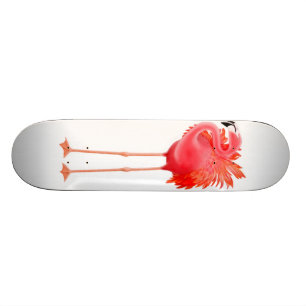 Caraïben Roze Flamingo Skateboard