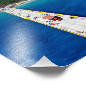 Caraïben Sapphire Foto Afdruk (Hoek)