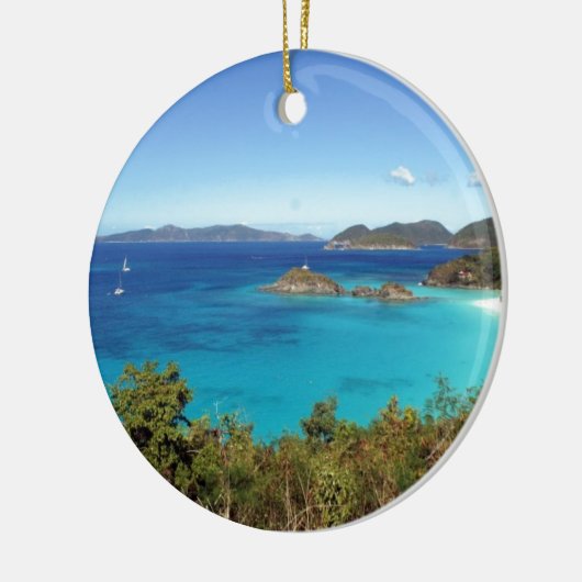 Caraïben - Scene Keramisch Ornament (Links)