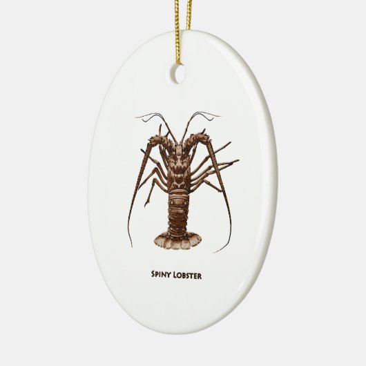 Caraïben Spiny Lobster Keramisch Ornament (Links)