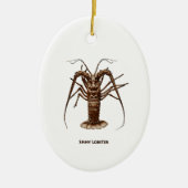 Caraïben Spiny Lobster Keramisch Ornament (Voorkant)