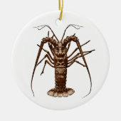 Caraïben Spiny Lobster Keramisch Ornament (Voorkant)