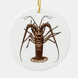 Caraïben Spiny Lobster Keramisch Ornament