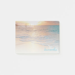 Caraïben Sunrise Inhale Exhale Tropical Beach Post-it® Notes