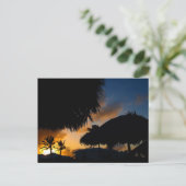 Caraïben Sunset 2 Briefkaart (Staand voorkant)