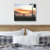 Caraïben Sunset Tropical Personalize Canvas Afdruk (Insitu (Slaapkamer))
