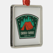 Caraïben-Targhee National Forest Camping Metalen Ornament (Rechts)