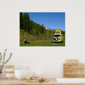 Caraïben-Targhee National Forest Camping Photo Poster (Keuken)