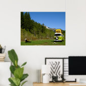 Caraïben-Targhee National Forest Camping Photo Poster (Thuiskantoor)