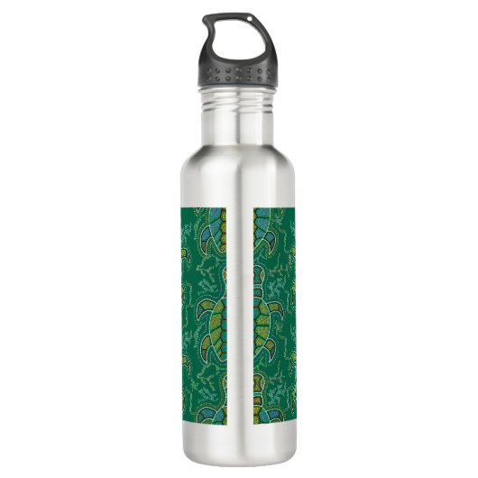 Caraïben Tortuga Waterfles (Achterkant)