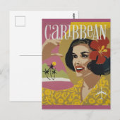 Caraïben Vakantie Toerisme Reizen Briefkaart (Voorkant / Achterkant)