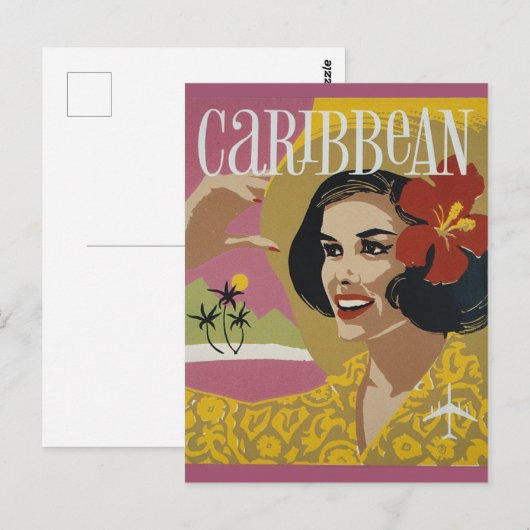  Caraïben Vakantie Toerisme Reizen Briefkaart (Voorkant / Achterkant)