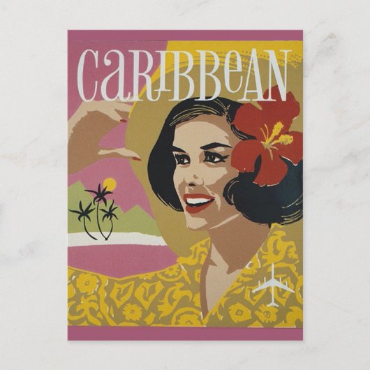  Caraïben Vakantie Toerisme Reizen Briefkaart (Voorkant)